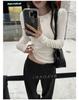Superniniyy Brushed Long-Sleeve Slim Fit Tee – Stretchy Round Neck Base Layer Top