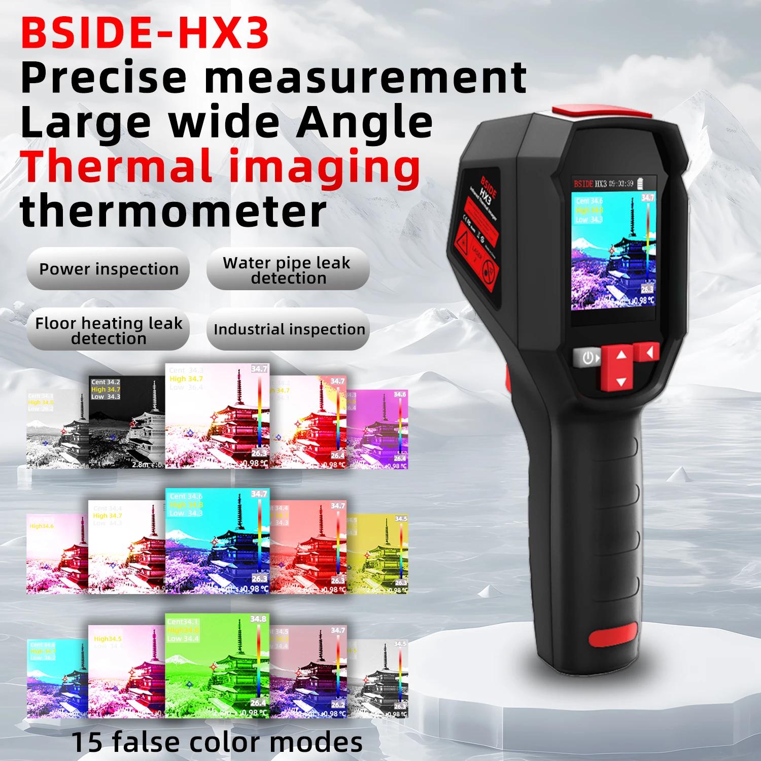 

BSIDE HX3 Handheld Thermal Imaging Camera Electric Non-Contact Thermometer -20-550℃ 240X240ir Resolutio