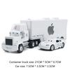 Pixar Cars Truck Sage VanDerSpin Model Car 1/55 Die Casting Container Trucks Racing Toys Children's Birthday Gifts Collectibles