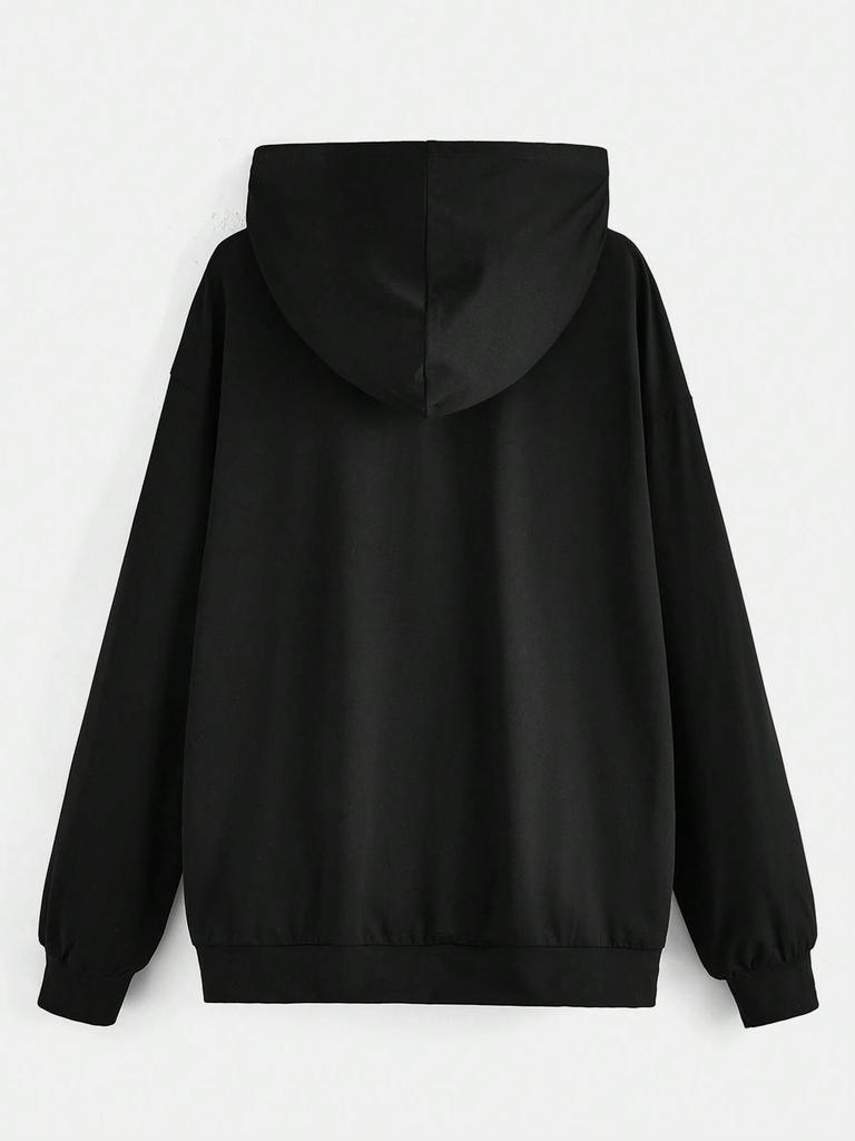 Magic Lips Print Hoodie Women Warm Fleece Hoody Fashion Casual Comfortable Sweatshirts Autumn Loose Street Woman Sportswears