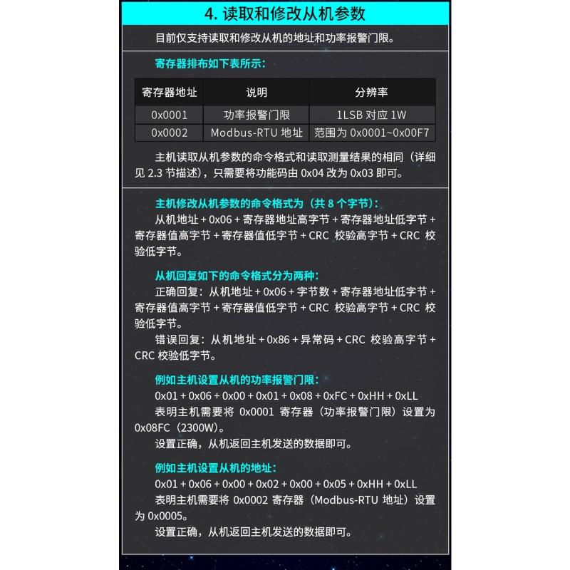 Communication Module PZEM 004T Version Single-phase Watt-hour Meter TTL Modbus-RTU 260V Current Volt-ampere Energy Meter