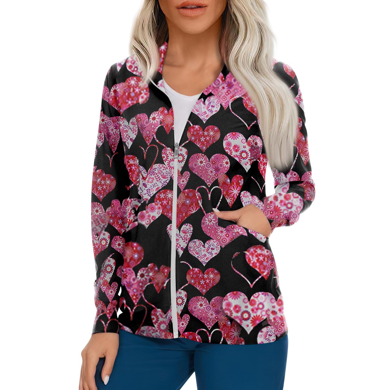 

Женский однобортный защитный комбинезон с длинным рукавом и карманом, рабочий воротник-стойка, кардиган, куртка, топ L розовый