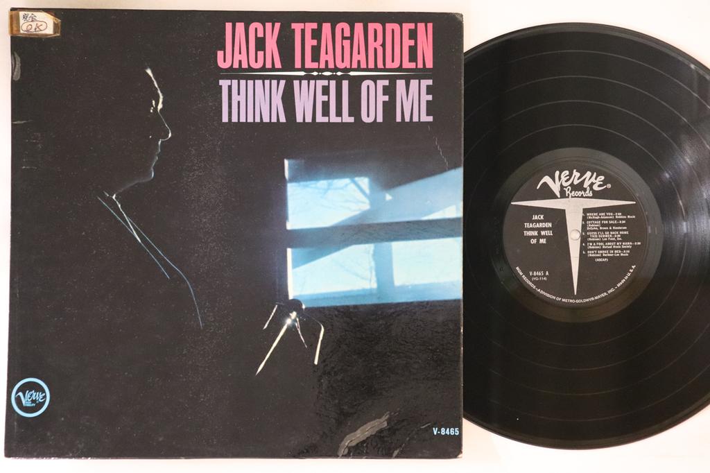 LP Record JACK TEAGARDEN - Think Well Of Me V8465 VERVE 1962 US Jazz Used