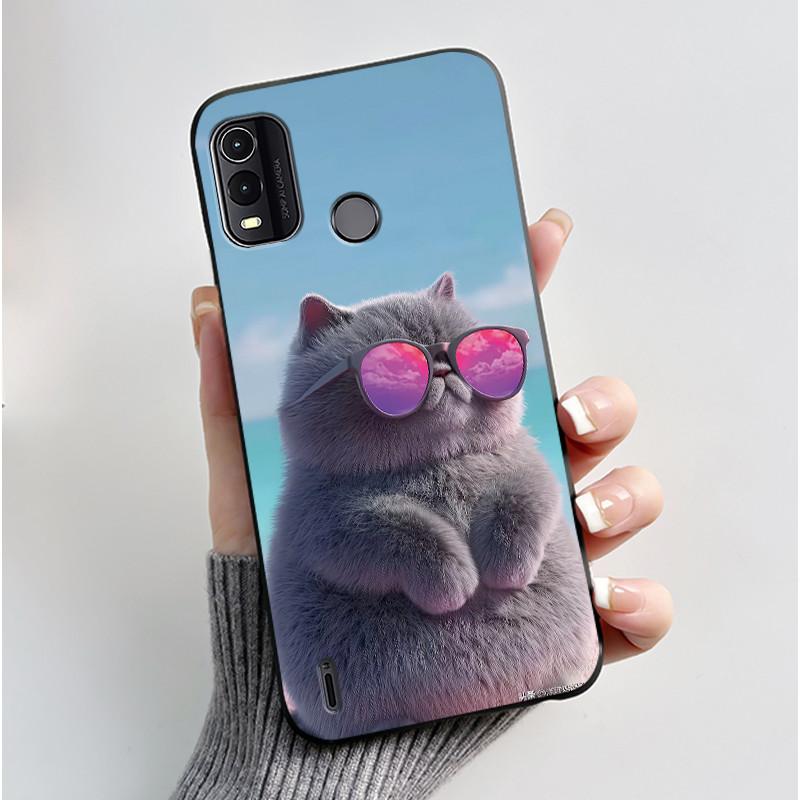 Phone Case For Nokia G11 Plus Matte Black Casing Soft Silicone Ultra Thin Slim Cover Aesthetic Luxury Cute Cool Boys Girls Shell