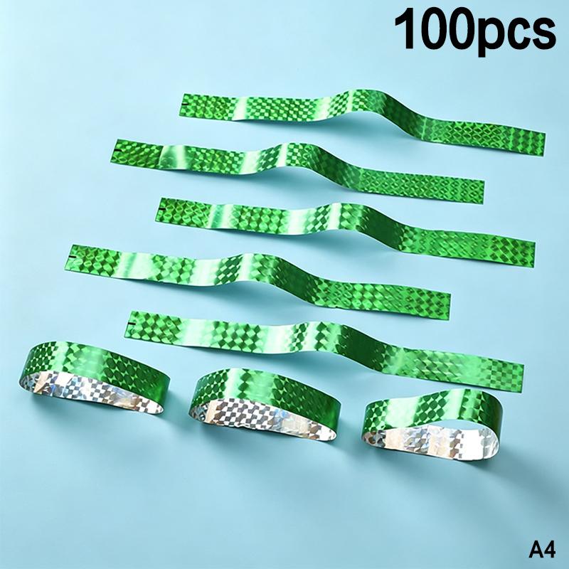 100Pcs Holographic Vip Wristbands Waterproof And Tear Resistant Design Perfect For Concerts Festivals Parties Events