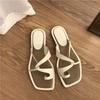Women's Sandals Summer New  Women Casual Flat Shoes Outdoor Clip Toe Flip Flops Women Beach Non-slip Sandals