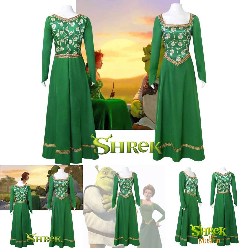 Shrek Princess Fiona Costume For Halloween Cosplay