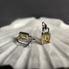 Серебряные серьги с цитрином nano 2.333ct (2189992)