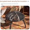 Portable Charcoal Stove: Indoor/Outdoor BBQ Grill & Heating Pot for Tea & Barbecue. Full Set Included.