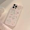 Cute Cartoon Cat Phone Case for iPhone 17 16 15 14 13 Pro Max, Kawaii Kitten Shockproof Cover, Aesthetic Pink Protective Case for Girls