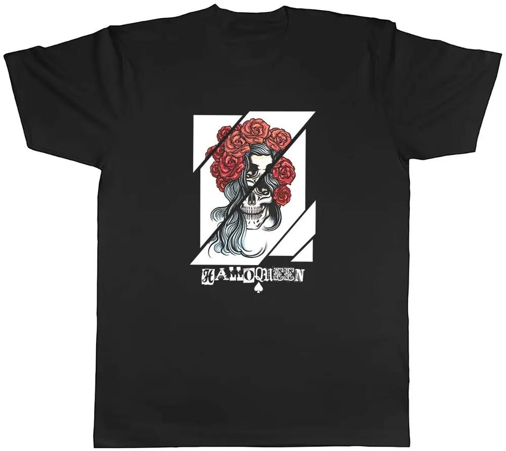 

Halloqueen Halloween Mens Unisex T-Shirt Tee Gift High Quality 100%Cotton Short Sleeve XXL