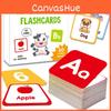 Educatieve Dieren Flashcards Voor Kinderen Met Engelse Letters Leer Set Voor Vroege Educatie