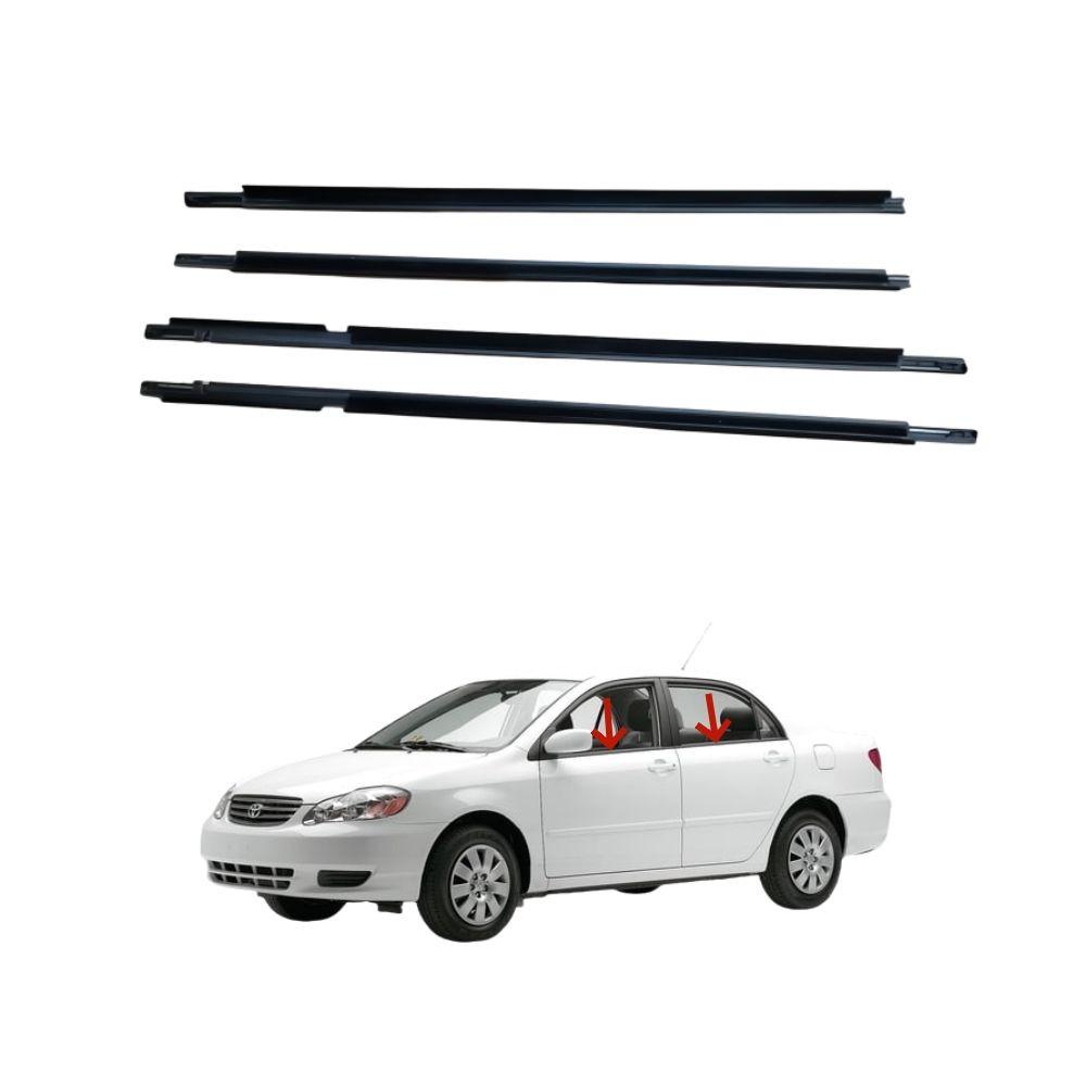 Toyota Corolla 2003-2008 Exterior Door Trim & Water Seal Strip