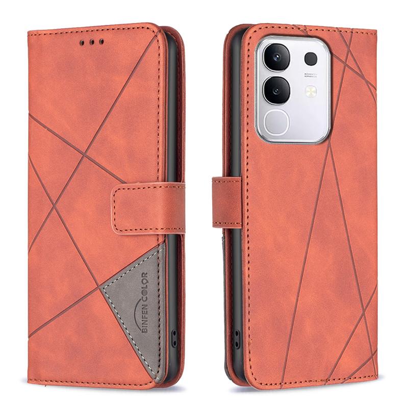 Wallet Flip Case Für VIVO Y29 4G Hüllen auf Für VIVO Y29 Y 29 4G Coque Leder Handy Schutzhüllen 2025