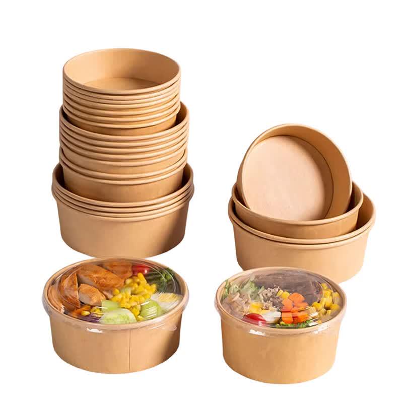 Dingbai Kraft Disposable Food Containers