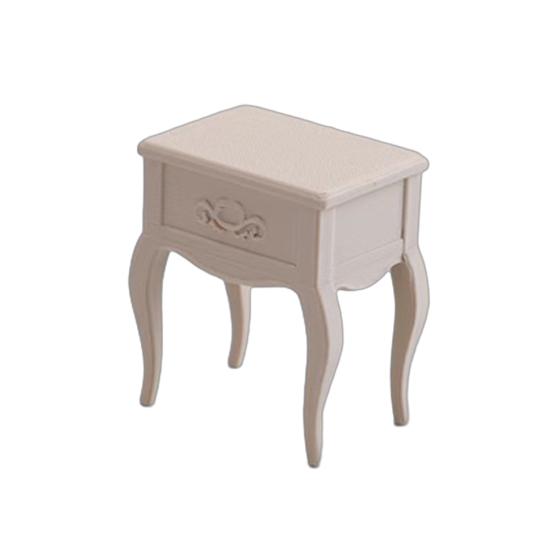 Dollhouse Bedside Table, 1:12 Miniature Furniture Decorative Ornaments, Realistic Details Durable Craftsmanship Dollhouse Furniture