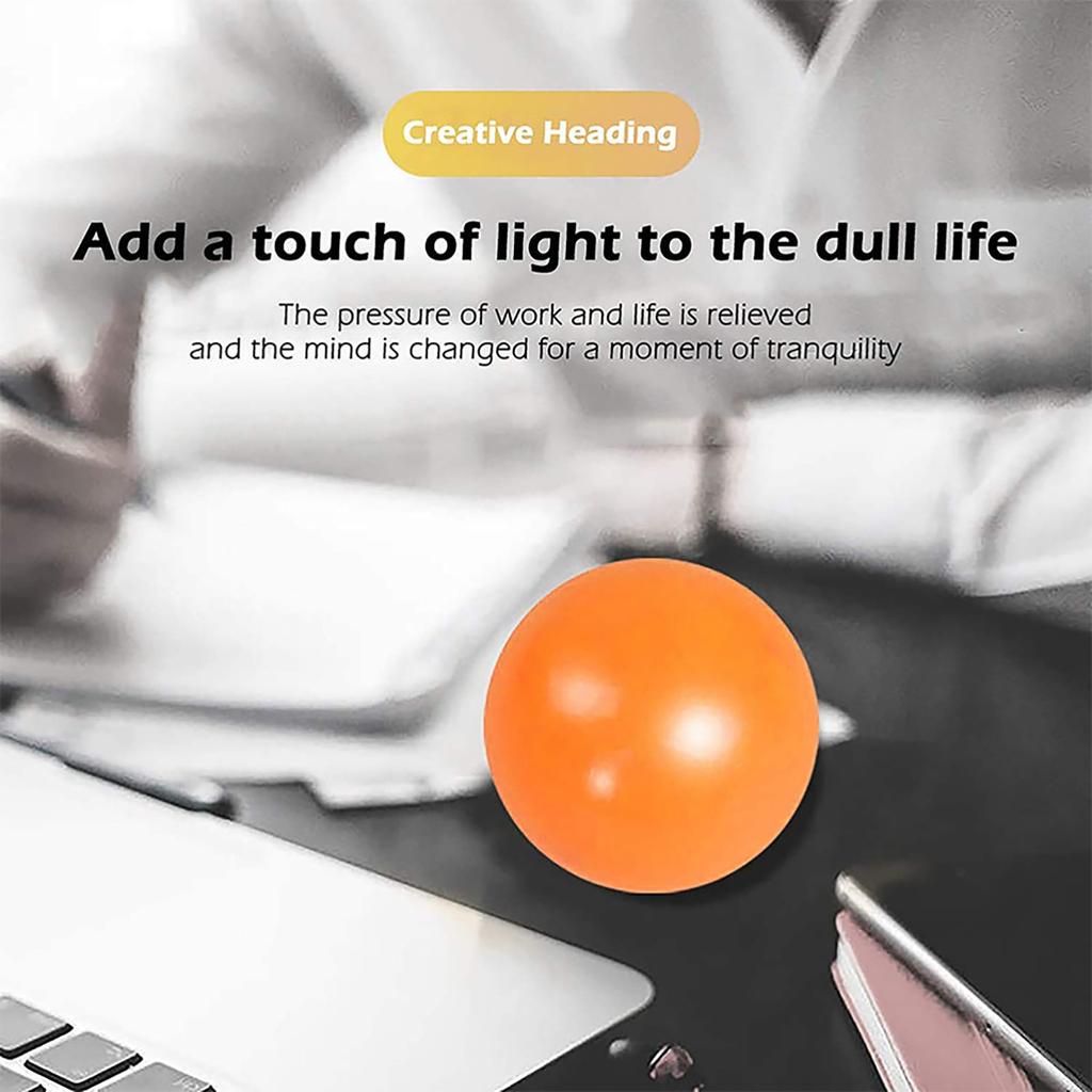 Colorful Luminous Balls, Adhesive Pressure Balls, Suitable For Ceilings And Walls, Adult Decompression Balls 6Pcs
