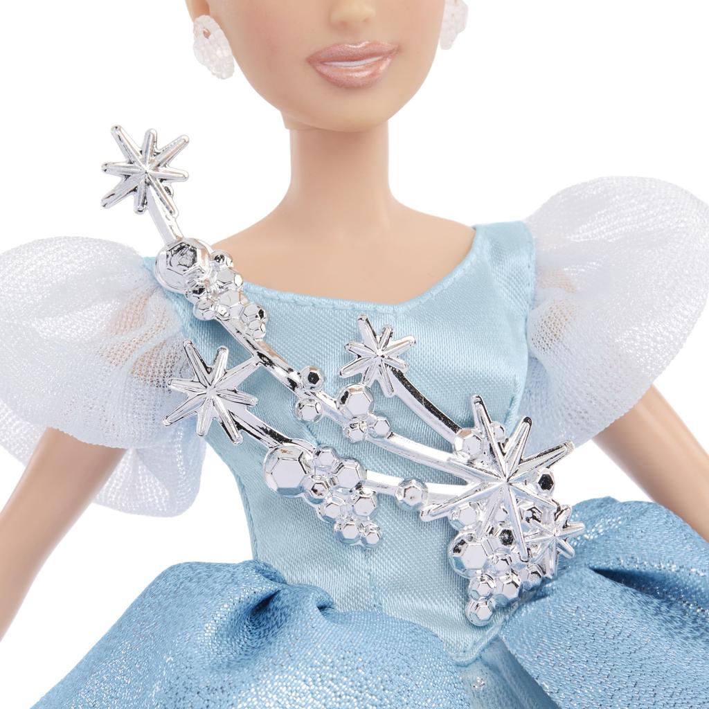 Disney  Disney Princess Cinderella Platinum [DollDress-up Doll] [Disney 100th Anniversary Celebration] [Ages 6 and up] HLX60