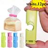 15pcs Food Sealing Bag Clip Reusable Fresh Food Storage Tools Plastic Sealer Clamp Snack Bread Seal Bag Home Kitchen Storage Clips