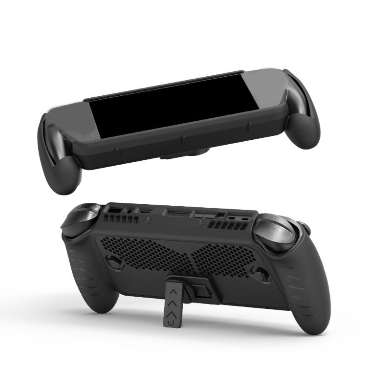 Gamepad Housing for ROG X Protective Cover Case Game Console Scratchproof Upper Bottom Shell with Kickstand