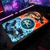 Pokemon Mewtwo Cool DeskMat PC Large MousePad Desk Accessories Gaming Keyboard Mouse Pad Stitch Edge Rubber Base Extended Carpet