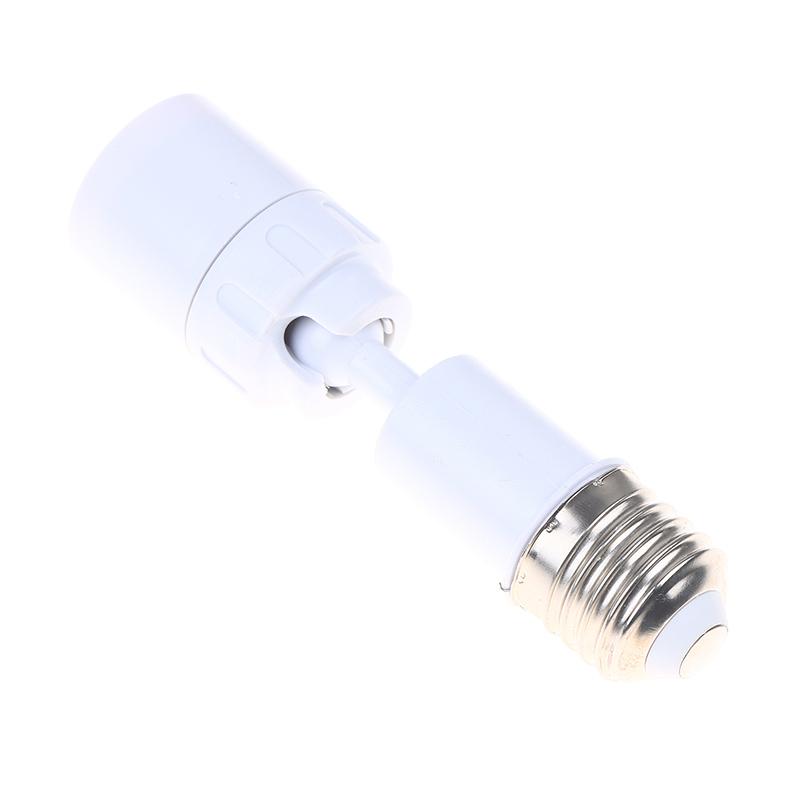 Universal E27 To E27 LED Light Bulb Socket Extender Adapter 360 Degree Rotatable Light Fixture E27 Adjustable Light Bulb Base