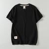 Foreign Trade Export Cotton Sanding Retro Short Sleeve T-shirt
