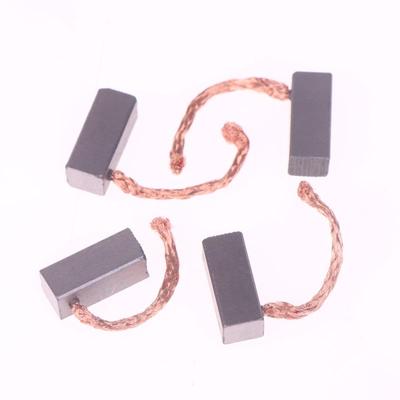 4 Pezzi Accessori Fai da Te Set Spazzole di Carbone per Motore Elettrico Parti di Ricambio 8X8X19Mm Utensile Elettrico