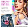 Julystar Portachiavi Balsamo Labbra Lucido Lucidalabbra Trasparente Rosa Idratante Lunga Durata Labbra Luminose Trucco per Donne Ragazze