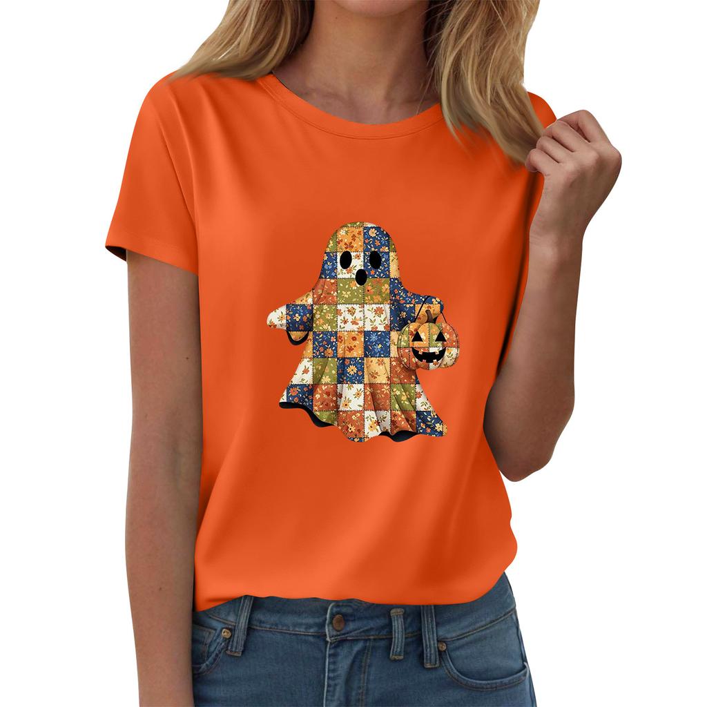 Women's T-shirts, Women's Short-sleeved Tops, Summer Fashion Round Neck Casual Stylish Shirts, Tunic Tops