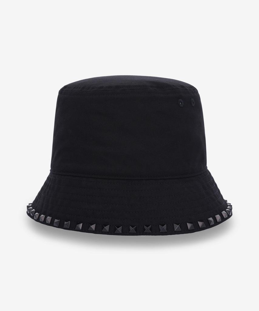 VALENTINO Rockstud Bucket Hat - Black / 5Y2Hga11Lhj0No