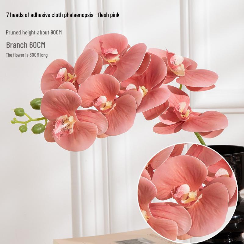 Luxury Realistic Phalaenopsis Artificial Flower for Weddings and Home Décor