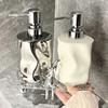 400ML Irregular Ceramic Lotion Bottle Press Hand Sanitizer Dispenser Bottle Shampoo Shower Gel Soap Dispenser Split Bottle