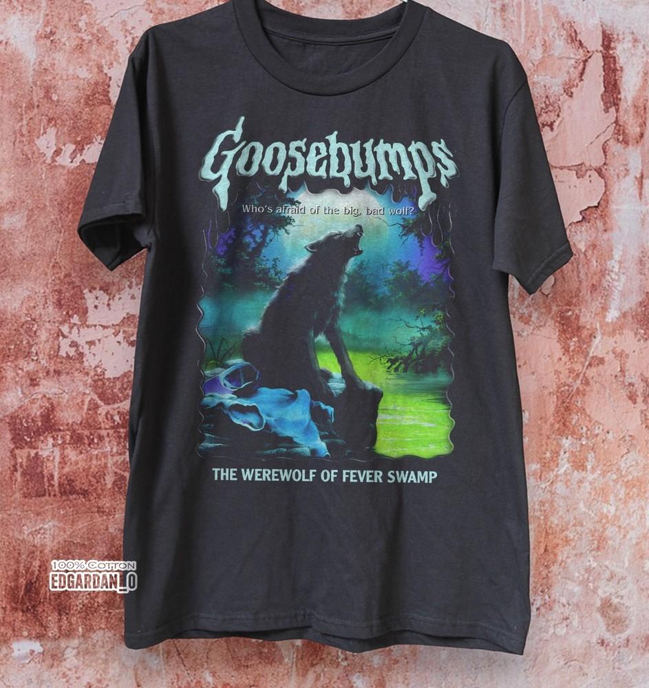 

Goosebumps The Werewolf of Fever Swamp 2003 Black Unisex T-shirt Size S-5XL Unisex T-Shirt S