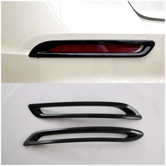 Глянцевая Черная Накладка на Задний Противотуманный Фонарь Задний Фонарь Отделка 2 шт. для Honda Accord