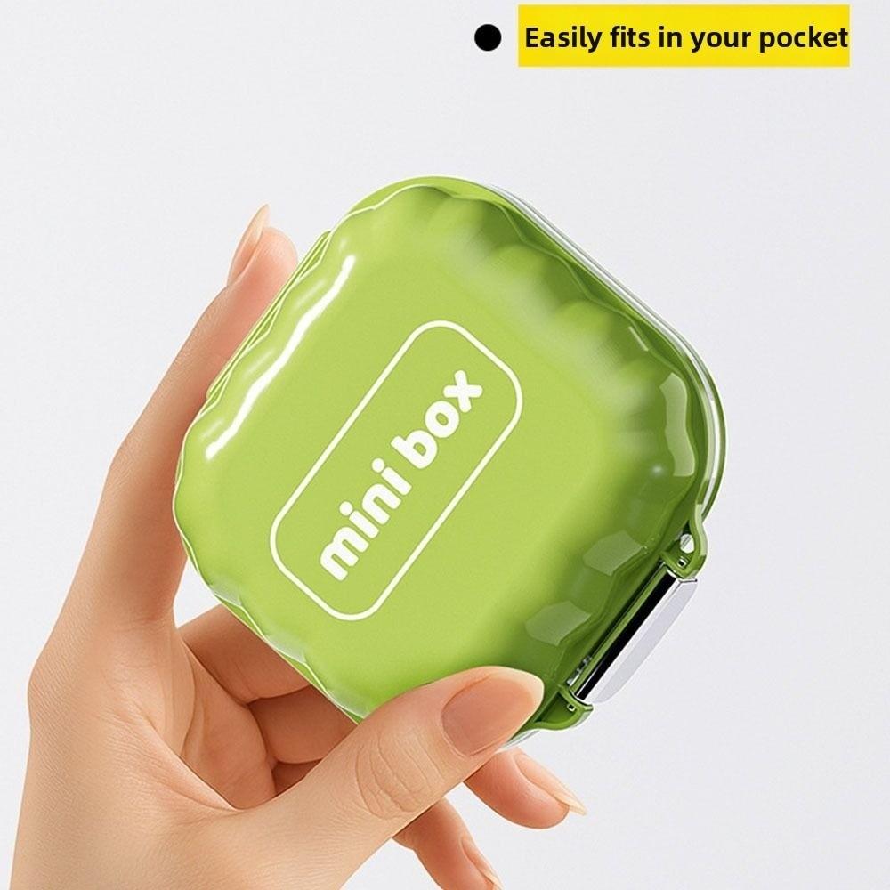 Durable Mini Portable Storage Box Moisture-proof 7 Grids Trinkets Storage Case Sealed Pill Boxes