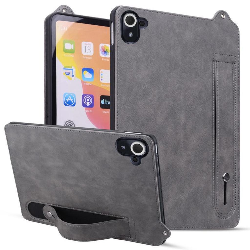 Housse en Cuir PU à Rabat pour Xiaomi Redmi K Pad 8.8 Pouces 2025 Étui de Tablette Coque Arrière en TPU Souple Bracelet Support Étuis Plats Anti-chute