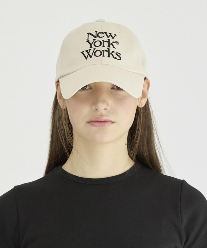 Nyuyogwogseu Mix Logo Ball Cap_ Beige