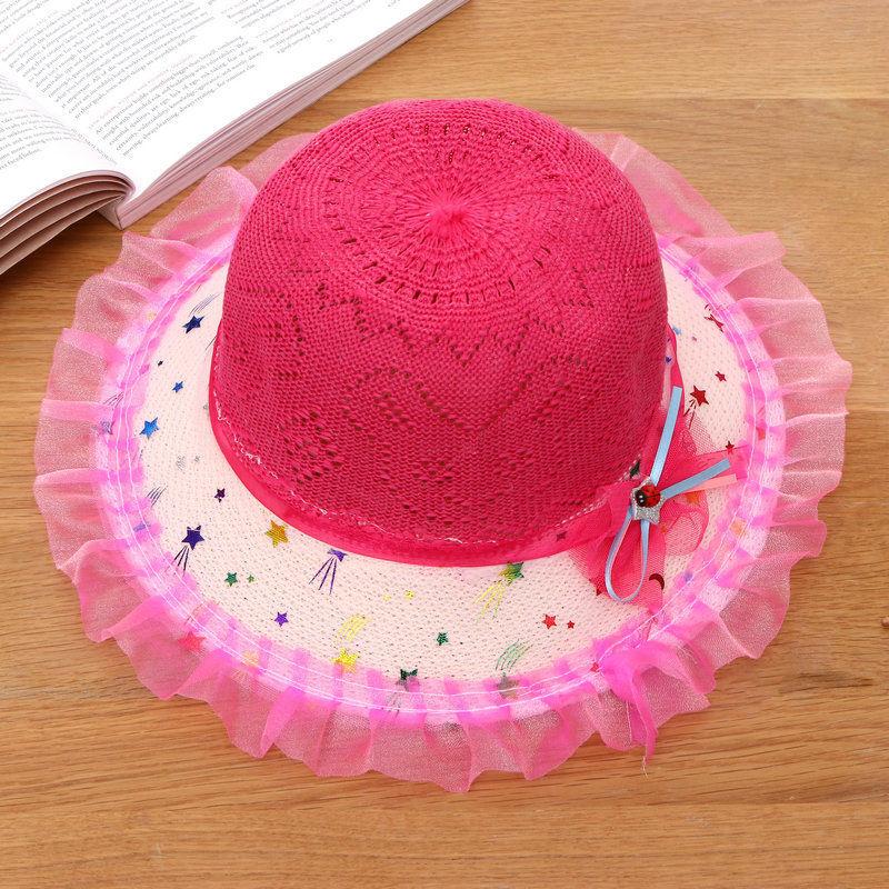Summer Hat Outdoor Travel Sun Hat Lace Children's Sun Hat