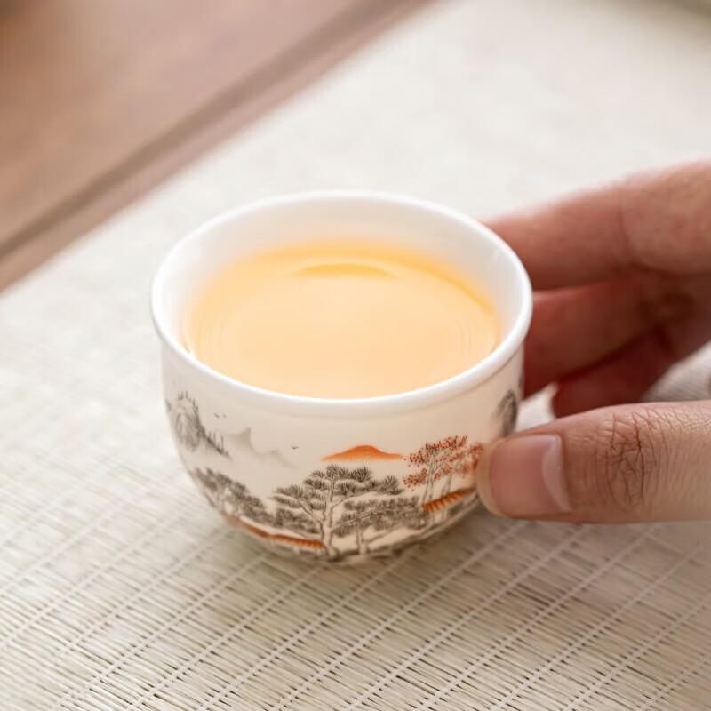 CHANGSHEGNYUAN Translucent White Porcelain Tea Set