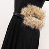 Fascia in Finta Pelliccia Peluche Stile Ragazza Piccante Y2K Moda Cintura Peluche Donna/Ragazze