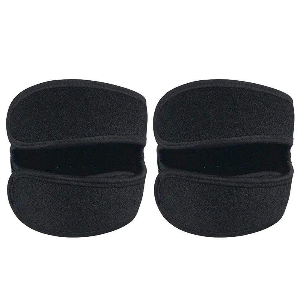 2 Pack Patella Knee Brace Open Patella Support Patella Knee Support Strap for Injuries Running Sports and Workouts чёрный