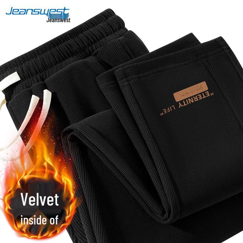 

JEANSWEST Men s Loose Fit Corduroy Straight-Leg Pants 2XL