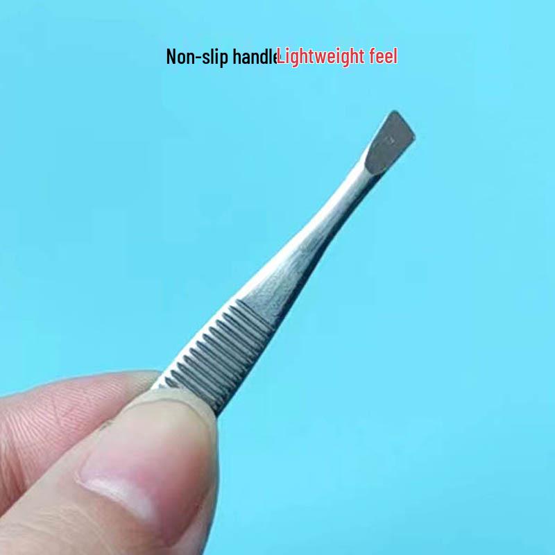In Stock Stainless Steel Eyebrow Tweezers for Shaping and Plucking