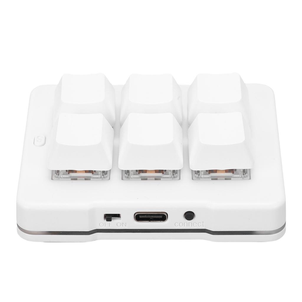 USB Wired 6 Key Keyboard Customize Macro Programmable 6 Key Mechanical Keypad for PC Video Game