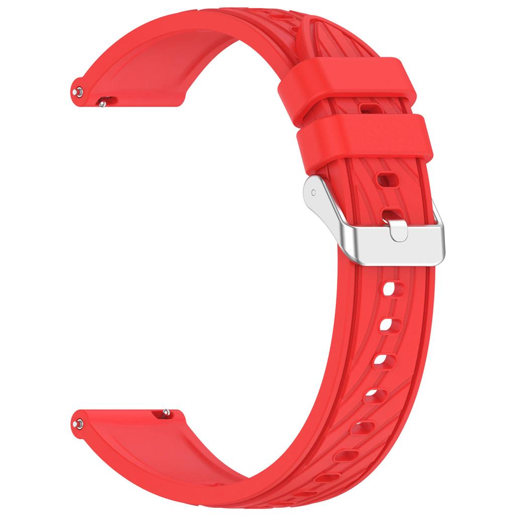 1Pc 18mm Silicone Watch Band Compatible with Garmin Vivoactive 4S/Vivomove 3S/Venu 3S 41mm/Venu 4 41mm/Venu 2S/Forerunner 255S/265S, Soft Sport Strap