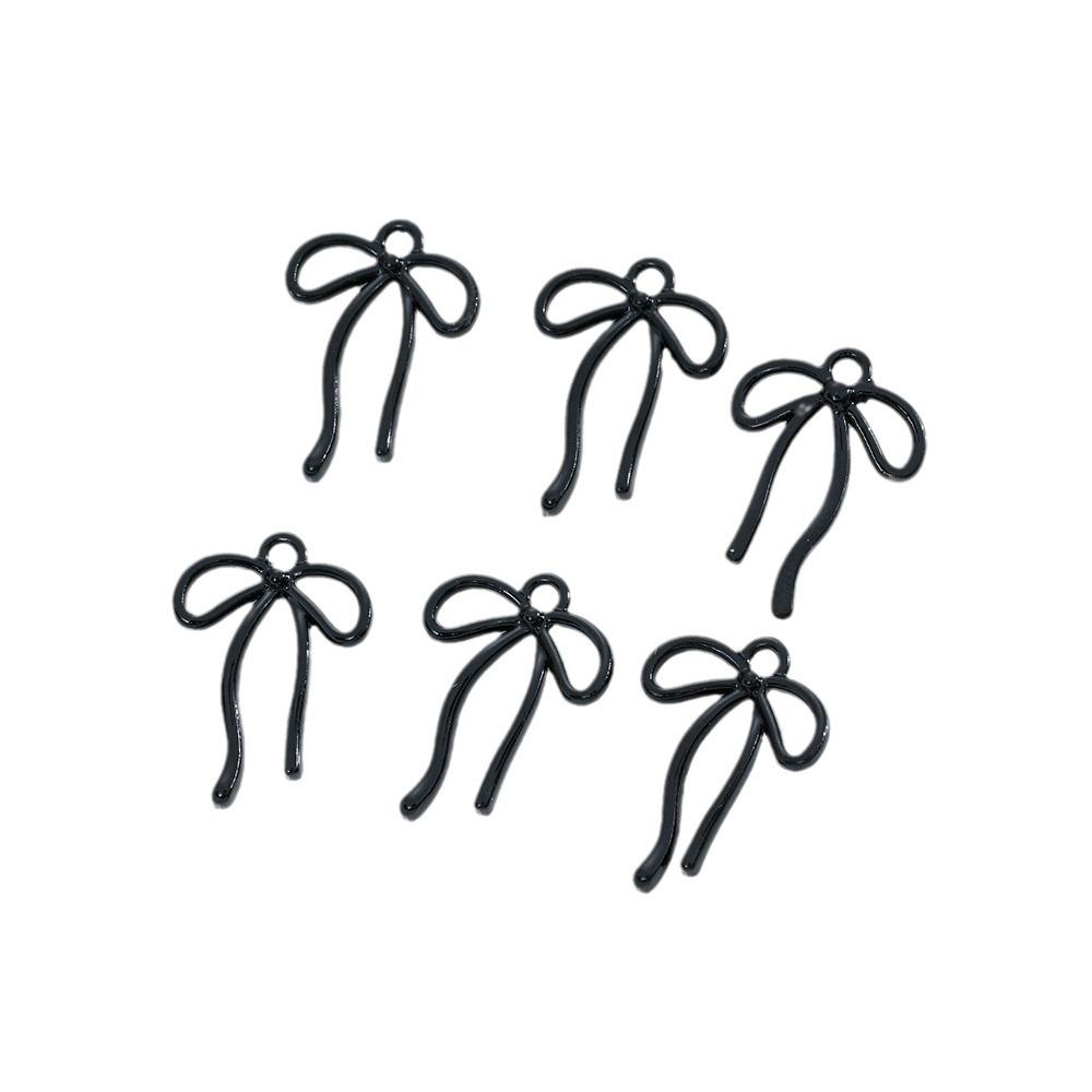 Alloy Streamer Bow Pendant Pendant Jewelry Diy Handmade Bracelet Necklace Pendant Accessories Material