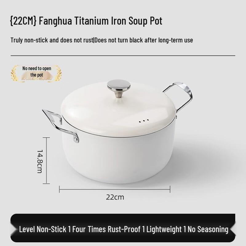 Набор антипригарной посуды из эмалированного титана и керамики