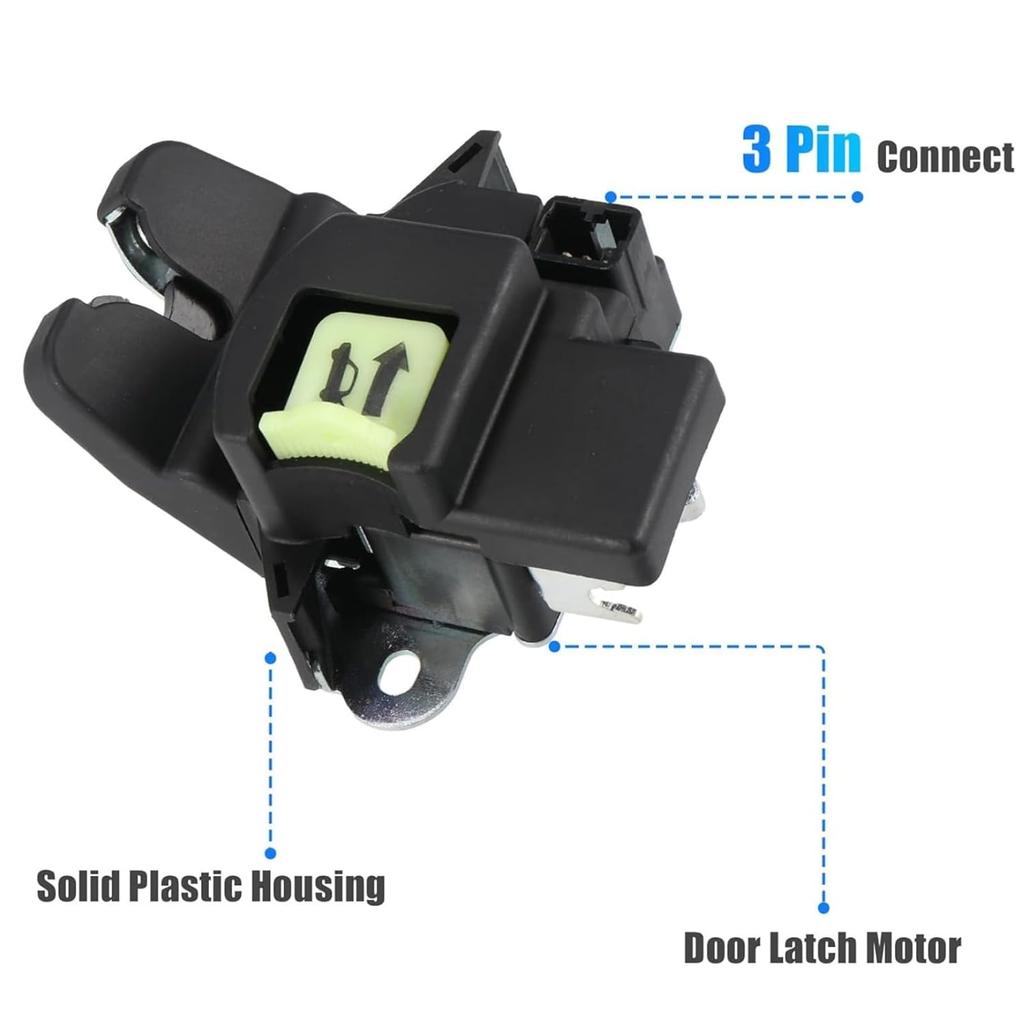 Trunk Latch Lock Actuator Motor 81230-A7030 Compatible with Kia Forte 2014-2022 1.6L 1.8L 2.0L Keyless Entry Rear Tailgate Lid Lock Latch Replacement