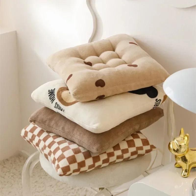 Plush square Cushion Soft Creative Pillow Chair Car Seat Cushions Decorative Tatami Sofa Back Cushion